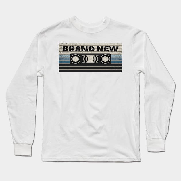 Brand New Mix Tape Long Sleeve T-Shirt by getinsideart